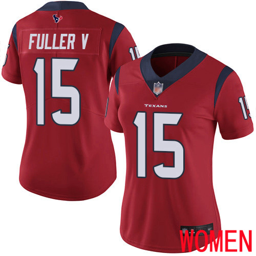 Houston Texans Limited Red Women Will Fuller V Alternate Jersey NFL Football #15 Vapor Untouchable->houston texans->NFL Jersey